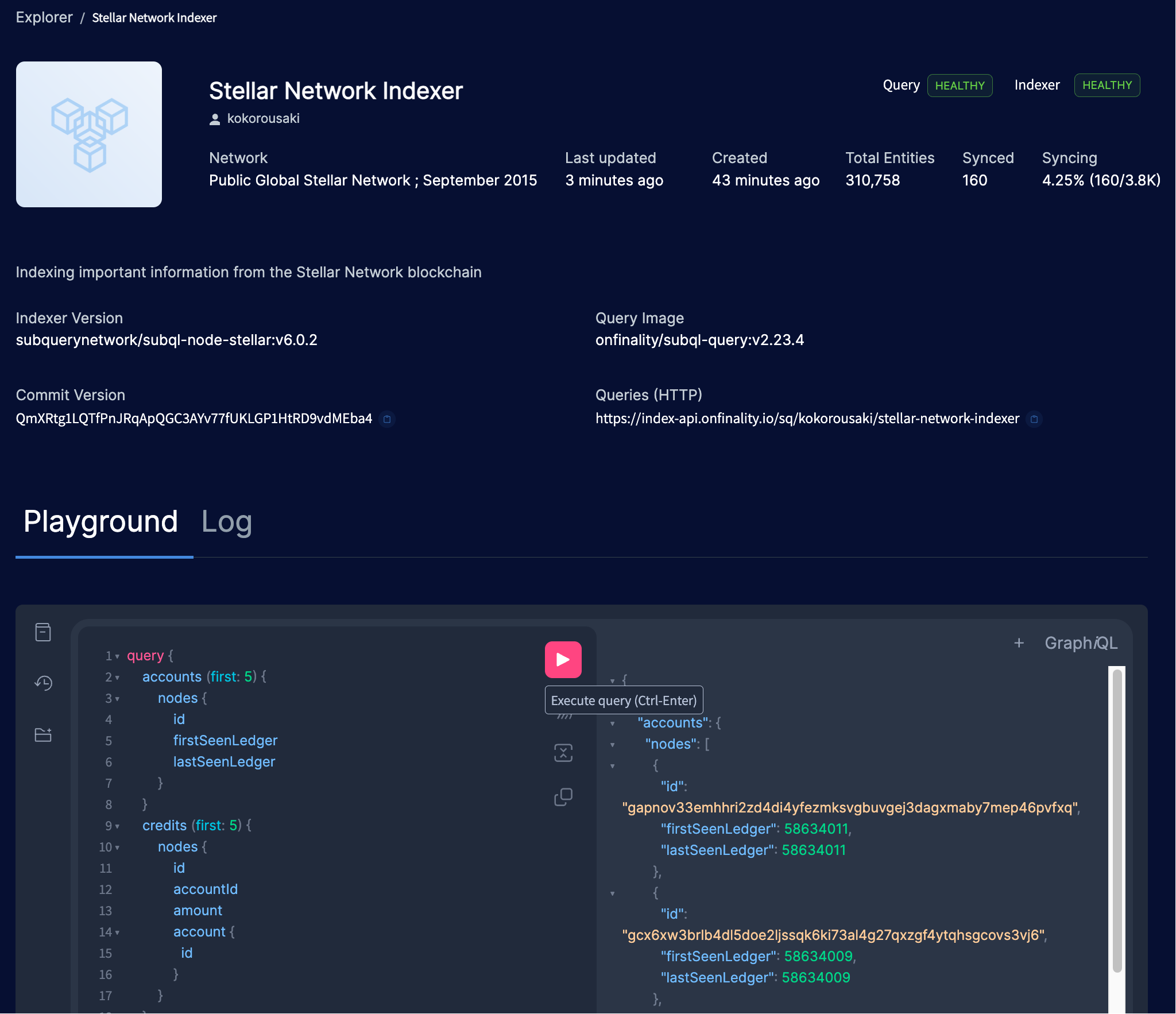 Index Stellar Network Data with OnFinality