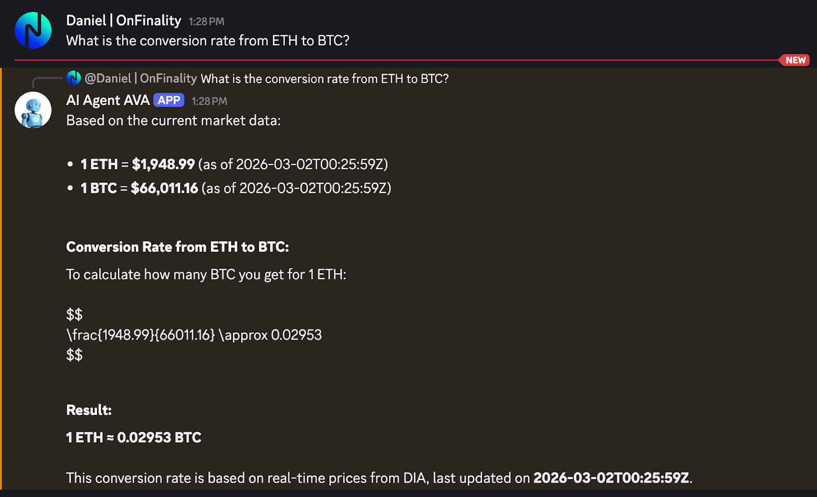Enhancing AI Agent AVA with DIA: Trustless Oracle Data for Smarter Web3 AI Agents