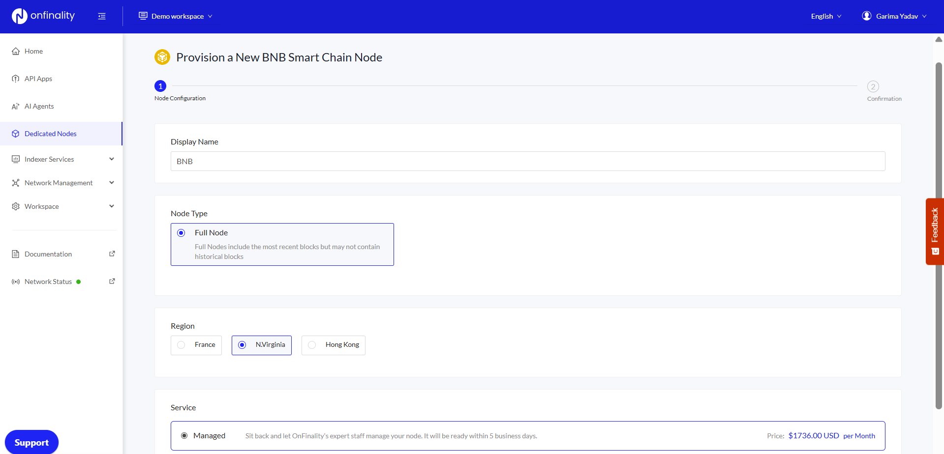 托管式 BNB 专用节点:用于 BNB Chain 应用的生产级基础设施