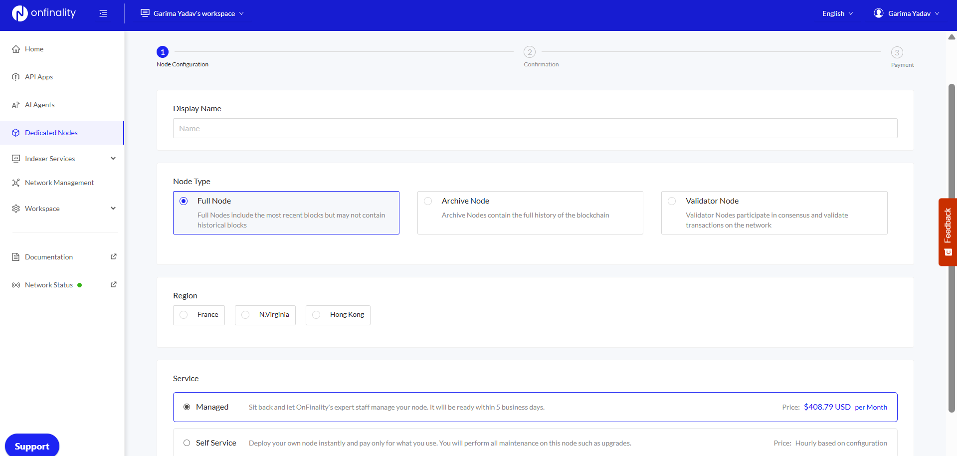 Managed Stellar Dedicated Nodes on OnFinality