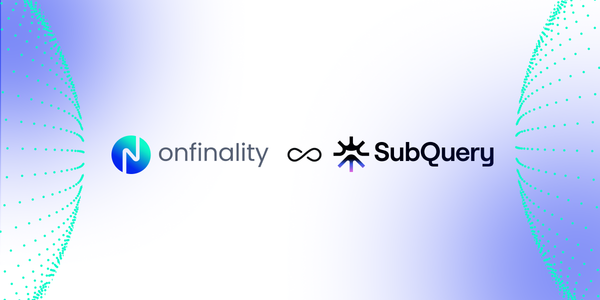 Partnership image for OnFinality and SubQuery